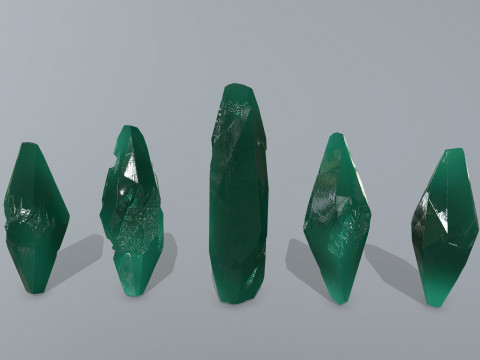 Crystal set 3D 모델