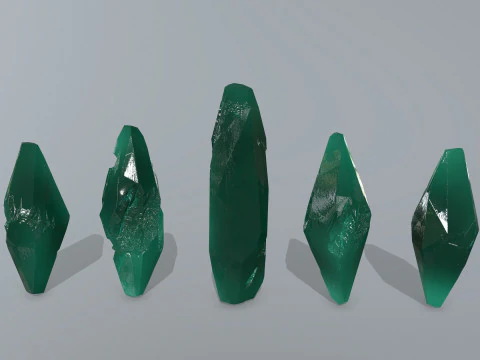 Crystal set 3D Model