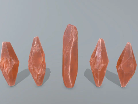 Kristallen set 3D Model