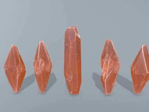 Crystal set Modello 3D