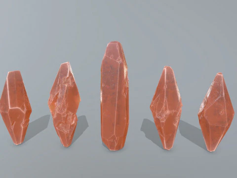 Crystal set 3D Model