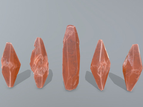 Crystal set Modello 3D