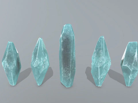 Crystal set 3D Model