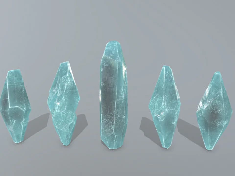 Crystal set 3D Model