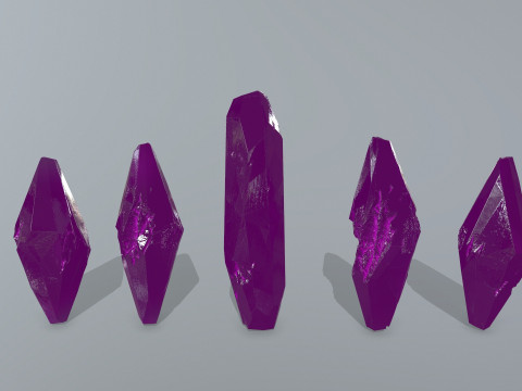 Crystal set 3D मॉडल