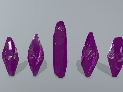 Crystal set 3D मॉडल