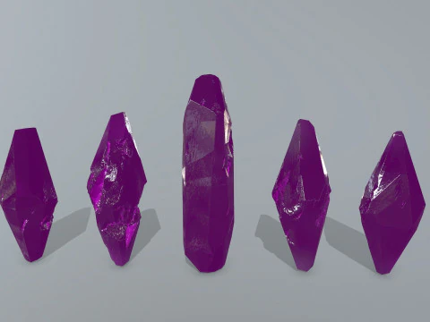 Crystal set 3D Model