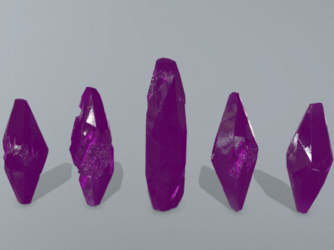Crystal set 3D मॉडल