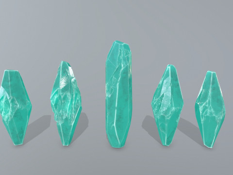 Crystal set Modelo 3D