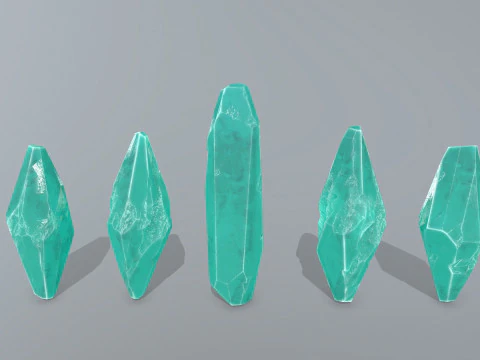 Crystal set 3D Model