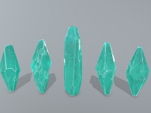 Crystal set Modèle 3D