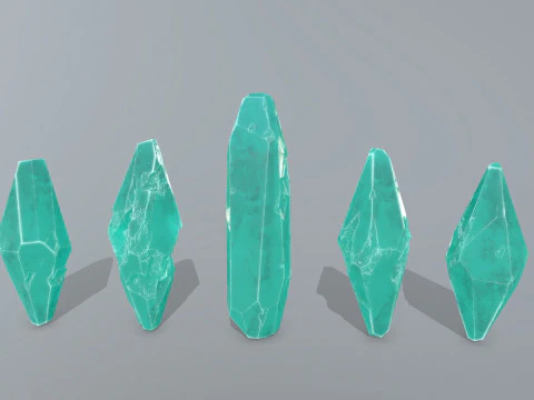 Crystal set 3D Model