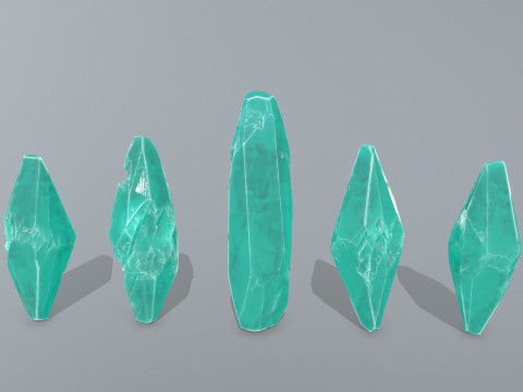 Crystal set Modèle 3D