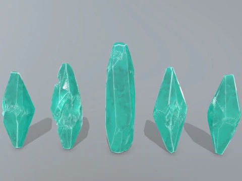 Crystal set 3D Model