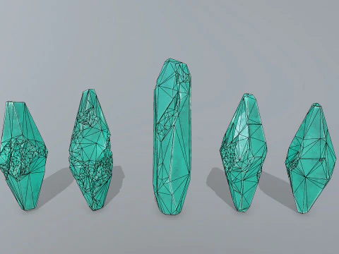 Crystal set 3D Model