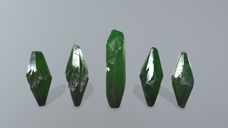 Crystal set Modelo 3D .c4d .max .obj .3ds .fbx .stl .blend