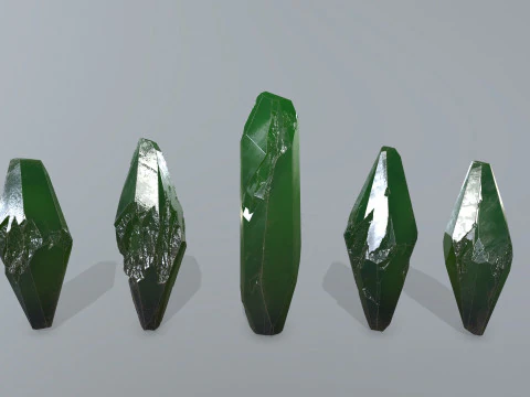 Crystal set 3D Model