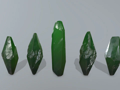 Crystal set 3D Model