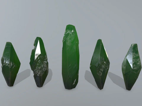 Crystal set 3D Model