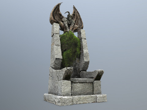Devil Stone Throne 3D 모델