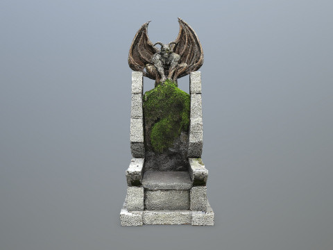 Devil Stone Throne 3D 모델