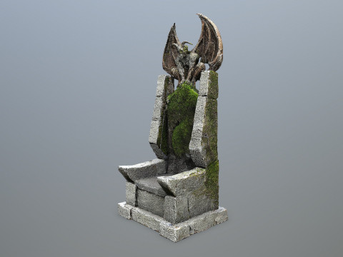 Devil Stone Throne 3D 모델
