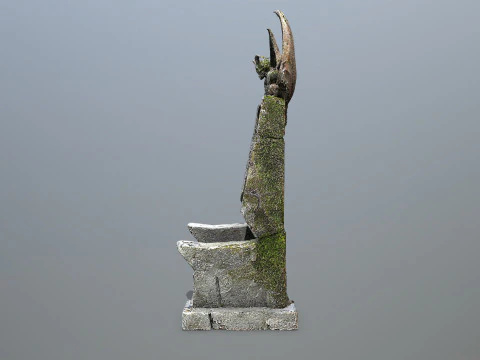 Devil Stone Throne 3D Model