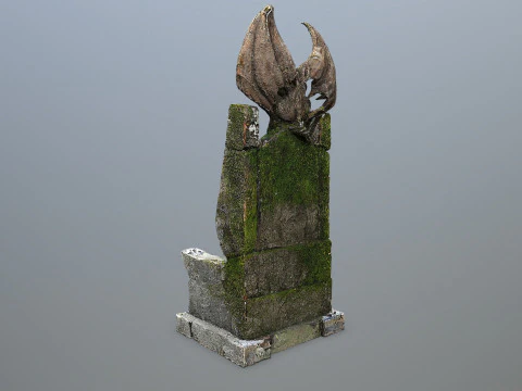 Devil Stone Throne 3D Model