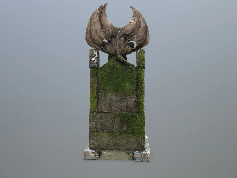 Devil Stone Throne 3D Model