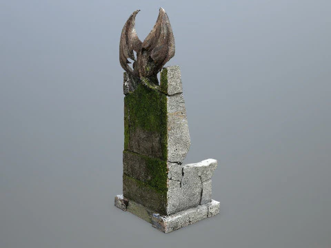 Devil Stone Throne 3D Model