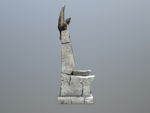 Devil Stone Throne 3D 모델