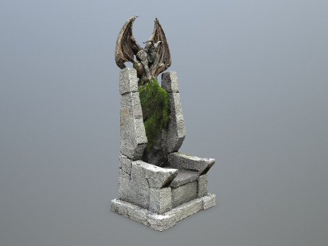 Devil Stone Throne 3D 모델