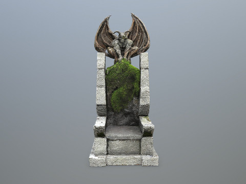 Devil Stone Throne 3D 모델