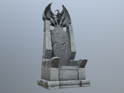 Devil Stone Throne 3D मॉडल