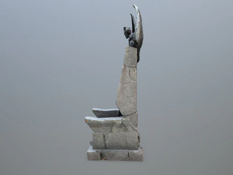 Devil Stone Throne 3D Model