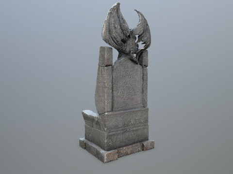 Devil Stone Throne Modello 3D