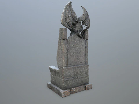 Devil Stone Throne 3D Model