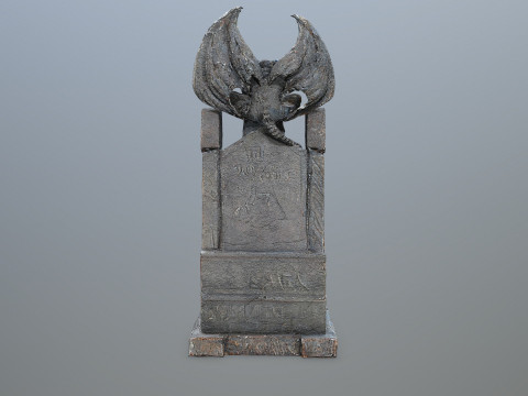 Devil Stone Throne Modello 3D