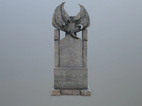 Devil Stone Throne 3D Model