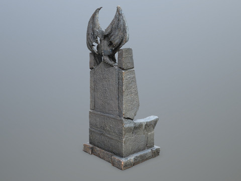 Devil Stone Throne Modello 3D