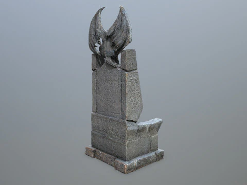 Devil Stone Throne 3D Model