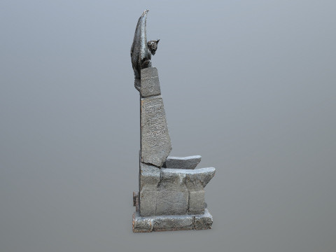 Devil Stone Throne Modello 3D