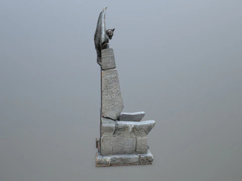 Devil Stone Throne 3D Model