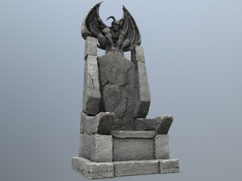 Devil Stone Throne 3D 模型