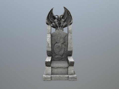 Devil Stone Throne 3D 模型