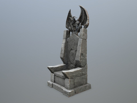 Devil Stone Throne 3D 模型