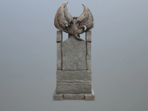 Devil Stone Throne 3D Model