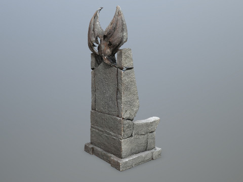 Devil Stone Throne 3D 模型
