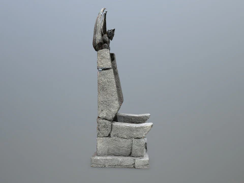 Devil Stone Throne 3D Model