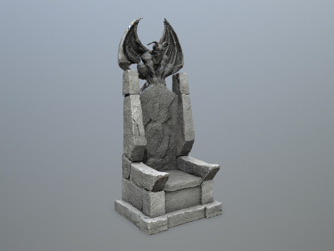 Devil Stone Throne 3D 模型